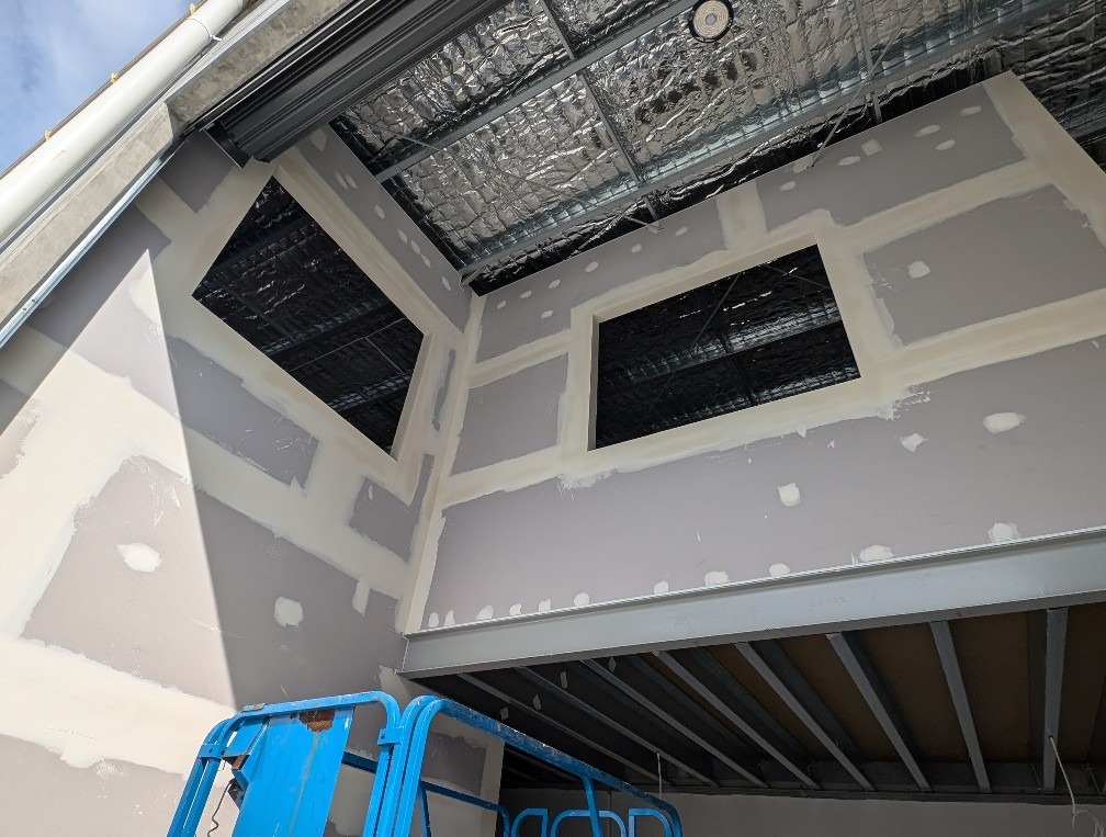 Plastering of industrial Units Burleigh Heads Gold Coast
